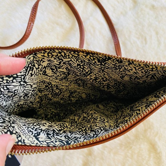 Rebecca Minkoff Skinny MAC Small Brown Leather Crossbody NEW with TAGS - Picture 7 of 12